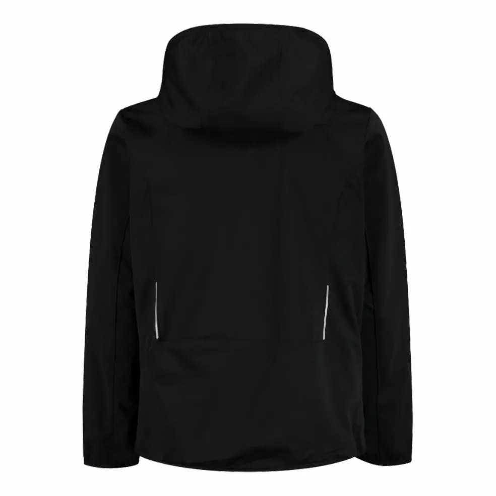 Giacca in softshell leggero da bambino con cappuccio fisso