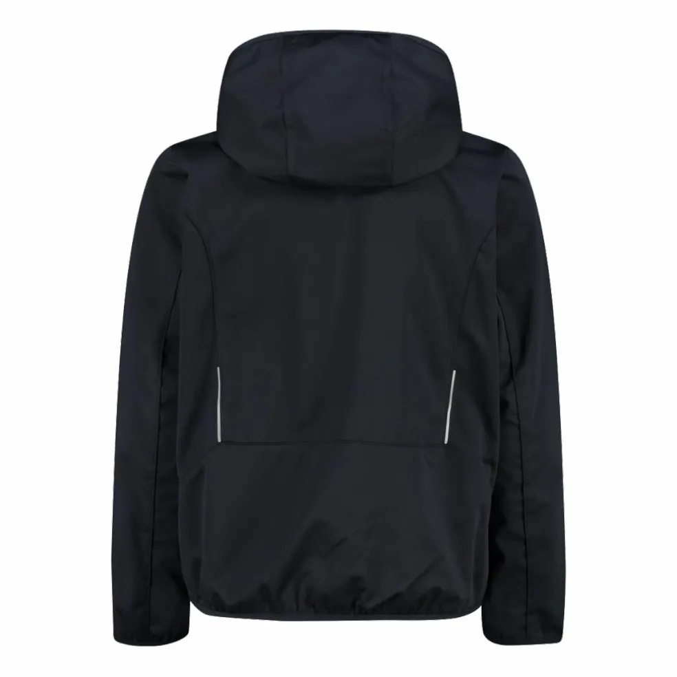 Giacca in softshell leggero da bambino con cappuccio fisso