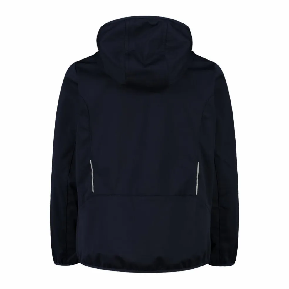 Giacca in softshell leggero da bambino con cappuccio fisso