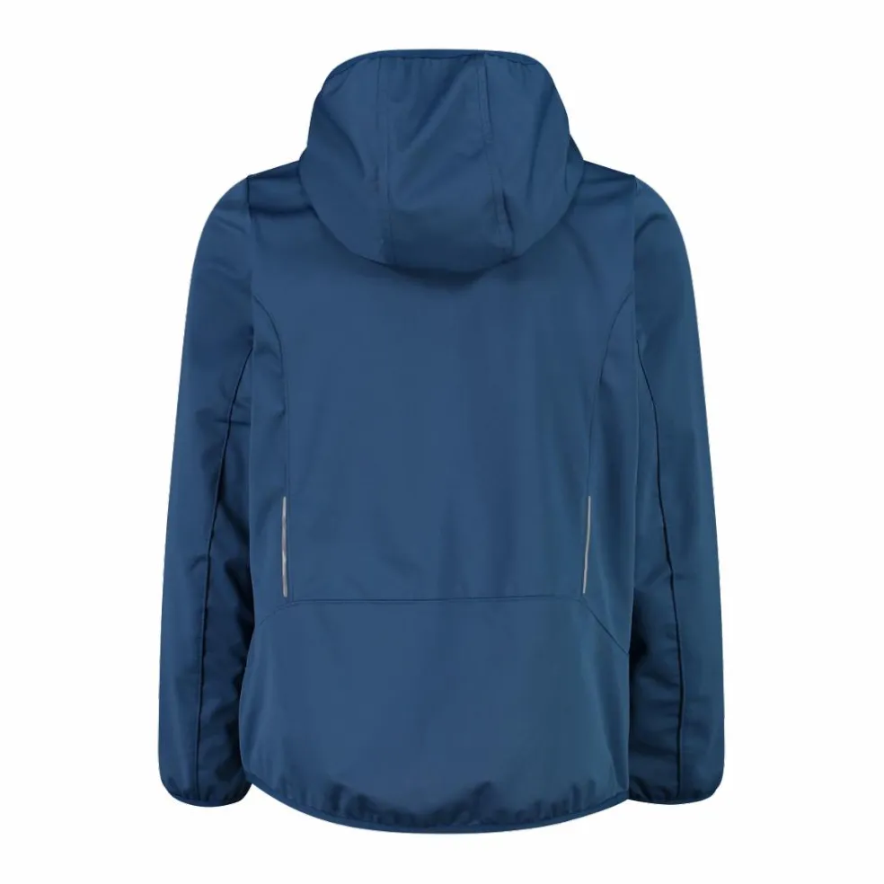 Giacca in softshell leggero da bambino con cappuccio fisso