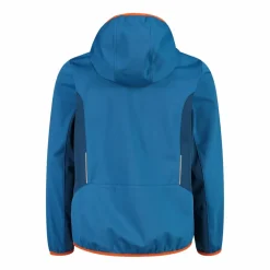 Giacca in softshell leggero da bambino con cappuccio fisso