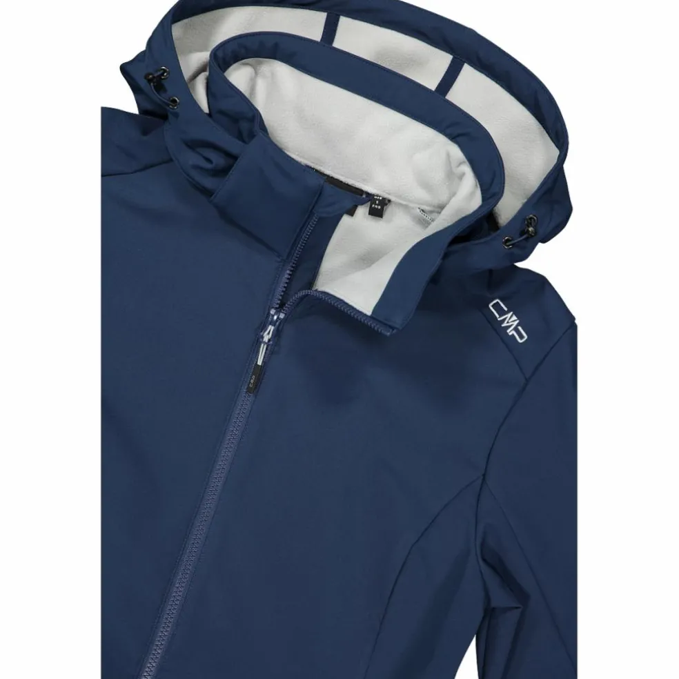 Giacca lunga da donna in softshell