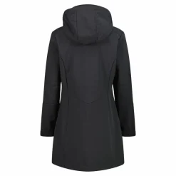 Giacca lunga da donna in softshell