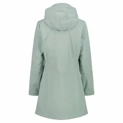 Giacca lunga da donna in softshell