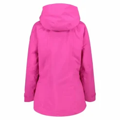 Giacca lunga da sci e snowboard da donna in mechanical stretch loose fit