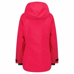 Giacca lunga da sci e snowboard da donna in mechanical stretch loose fit