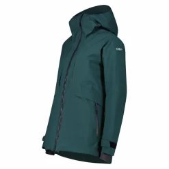 Giacca lunga da sci e snowboard da donna in mechanical stretch loose fit
