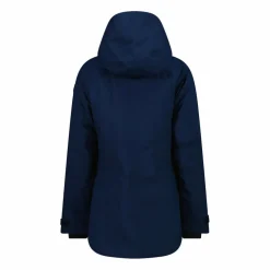 Giacca lunga da sci e snowboard da donna in mechanical stretch loose fit