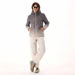 Giacca reversibile con fantasia da Donna