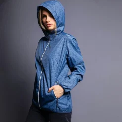 Giacca ripiegabile da donna Ripstop microcheck