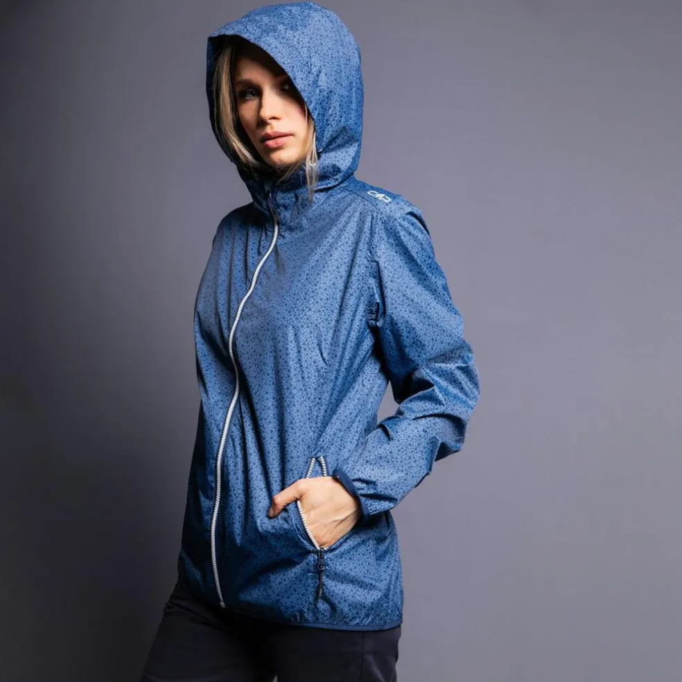 Giacca ripiegabile da donna Ripstop microcheck