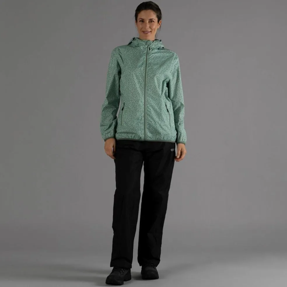 Giacca ripiegabile da donna Ripstop microcheck
