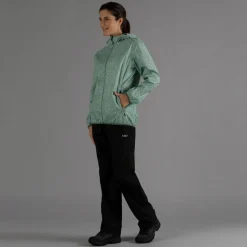 Giacca ripiegabile da donna Ripstop microcheck