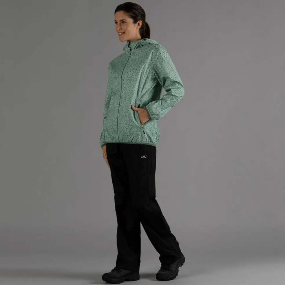 Giacca ripiegabile da donna Ripstop microcheck
