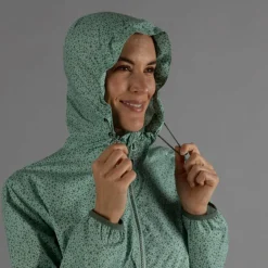 Giacca ripiegabile da donna Ripstop microcheck
