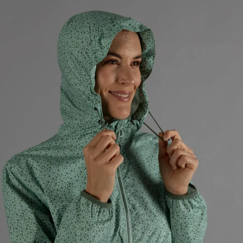 Giacca ripiegabile da donna Ripstop microcheck