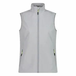 Gilet donna in softshell con dettagli reflective