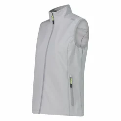 Gilet donna in softshell con dettagli reflective