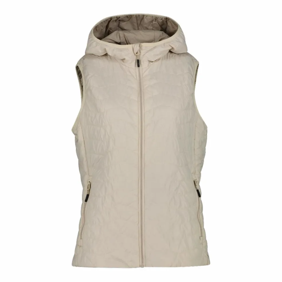 Gilet imbottito con cappuccio da Donna