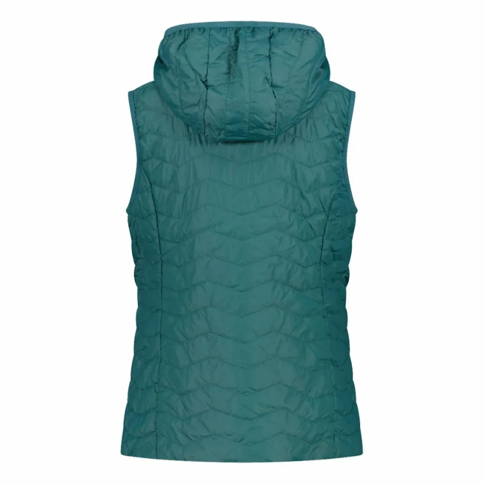 Gilet imbottito con cappuccio da Donna