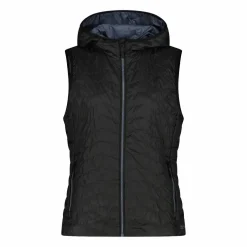 Gilet imbottito con cappuccio da Donna