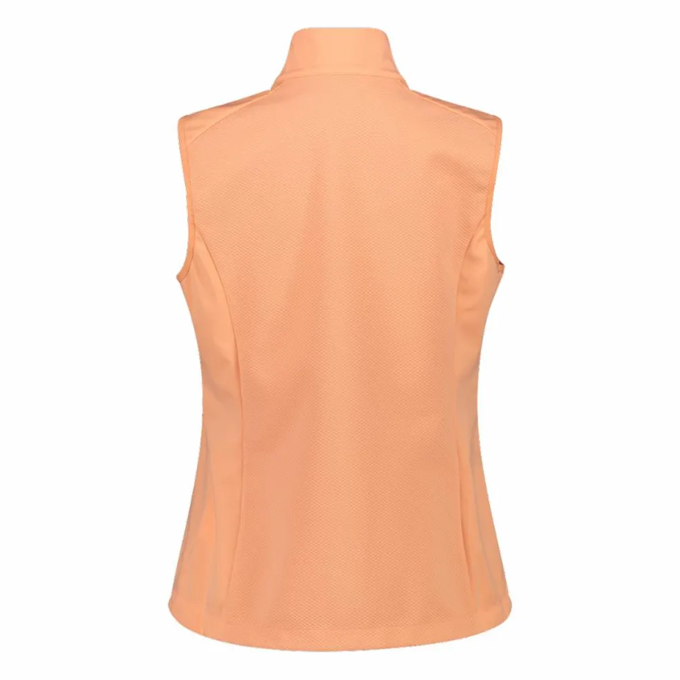 Gilet in Softshell leggero con trama jacquard da Donna