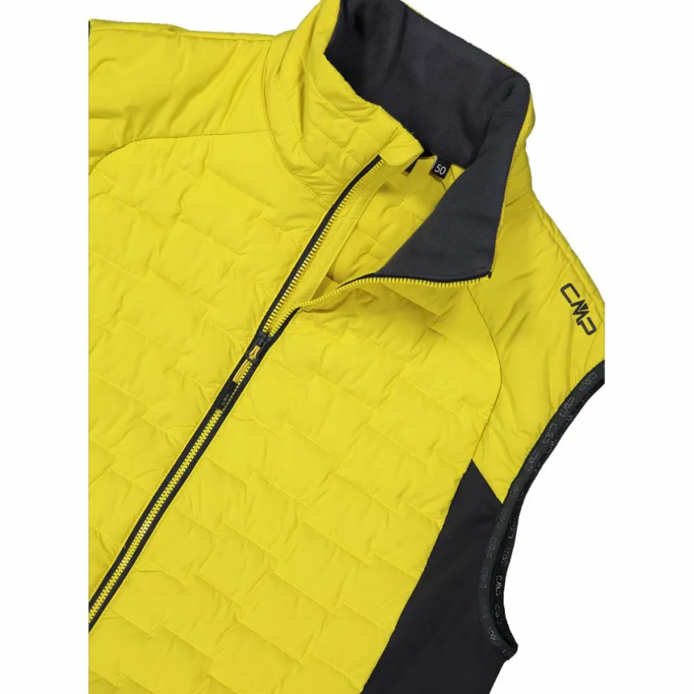 Gilet smanicato ibrido da uomo imbottito con PrimaLoft Black thermoplume Unlimitech