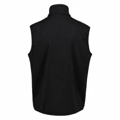 Gilet smanicato ibrido in pile da uomo in Knit Tech melange