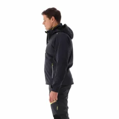 Gilet smanicato in pile da uomo in Knit-tech con tasca termoapplicata