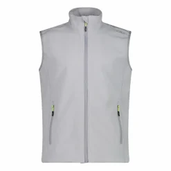 Gilet uomo in softshell con dettagli reflective