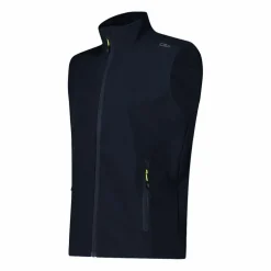 Gilet uomo in softshell con dettagli reflective