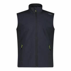 Gilet uomo in softshell con dettagli reflective