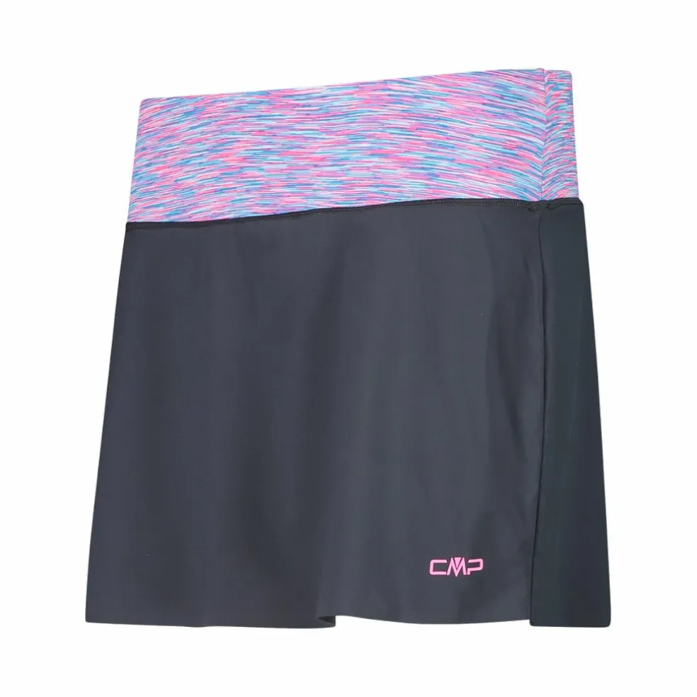 Gonna multifunzione da donna con pantaloncino interno