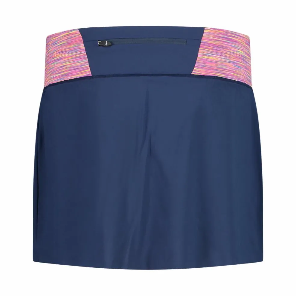 Gonna multifunzione da donna con pantaloncino interno