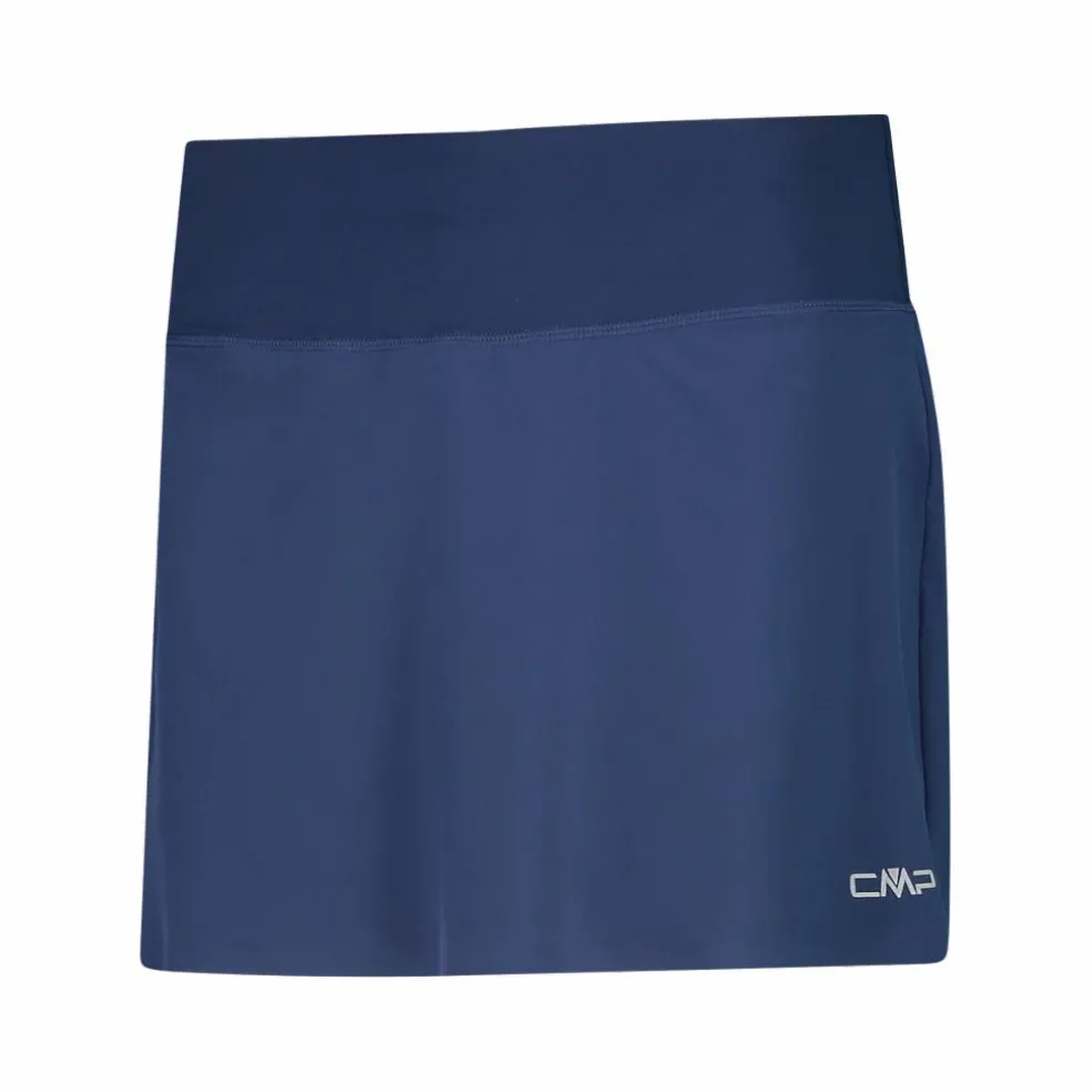 Gonna multifunzione da donna con pantaloncino interno