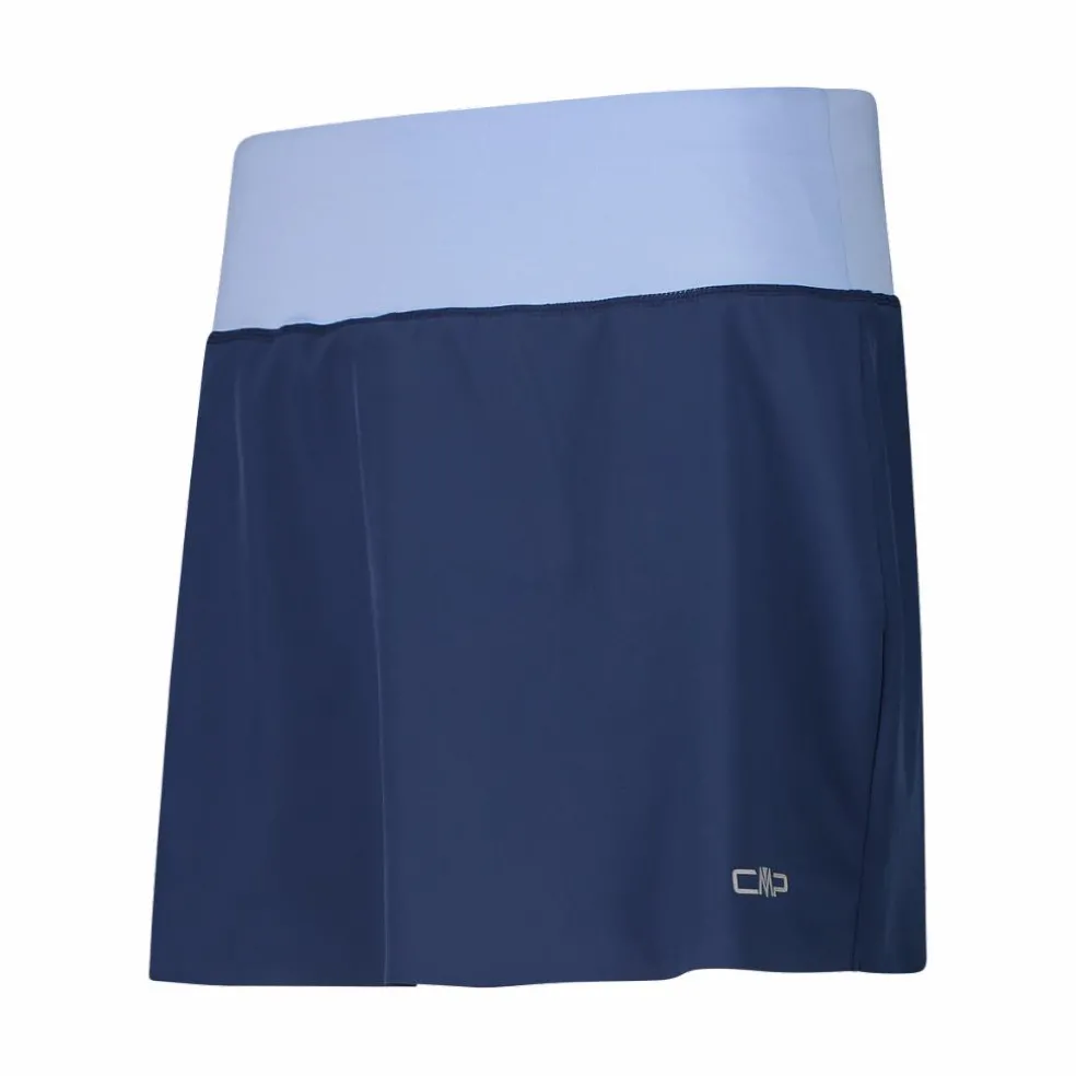 Gonna multifunzione da donna con pantaloncino interno