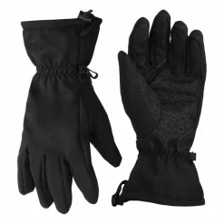 Guanti in softshell touch finger da donna