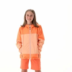 Guscio da bambina in ripstop bicolor