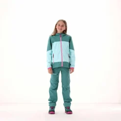 Guscio da bambina in ripstop bicolor