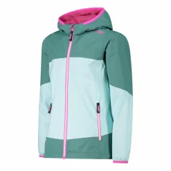Guscio da bambina in ripstop bicolor
