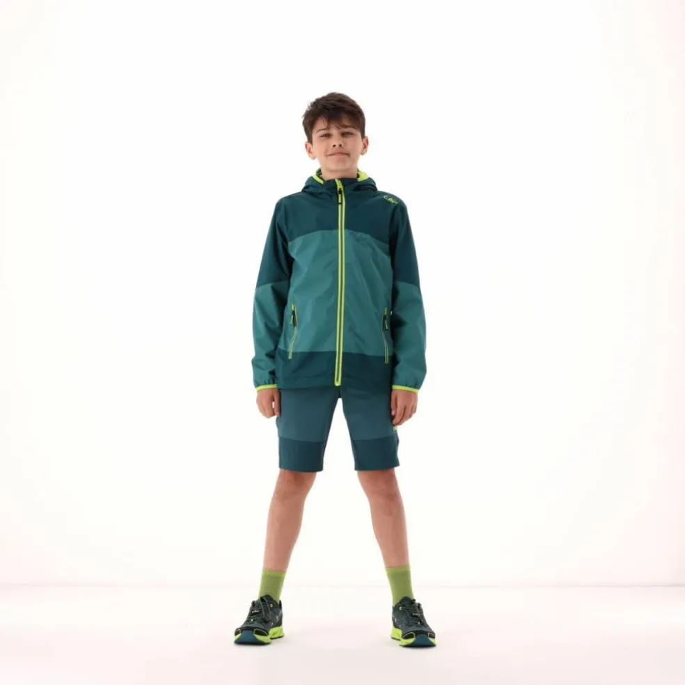 Guscio da bambino in ripstop bicolor