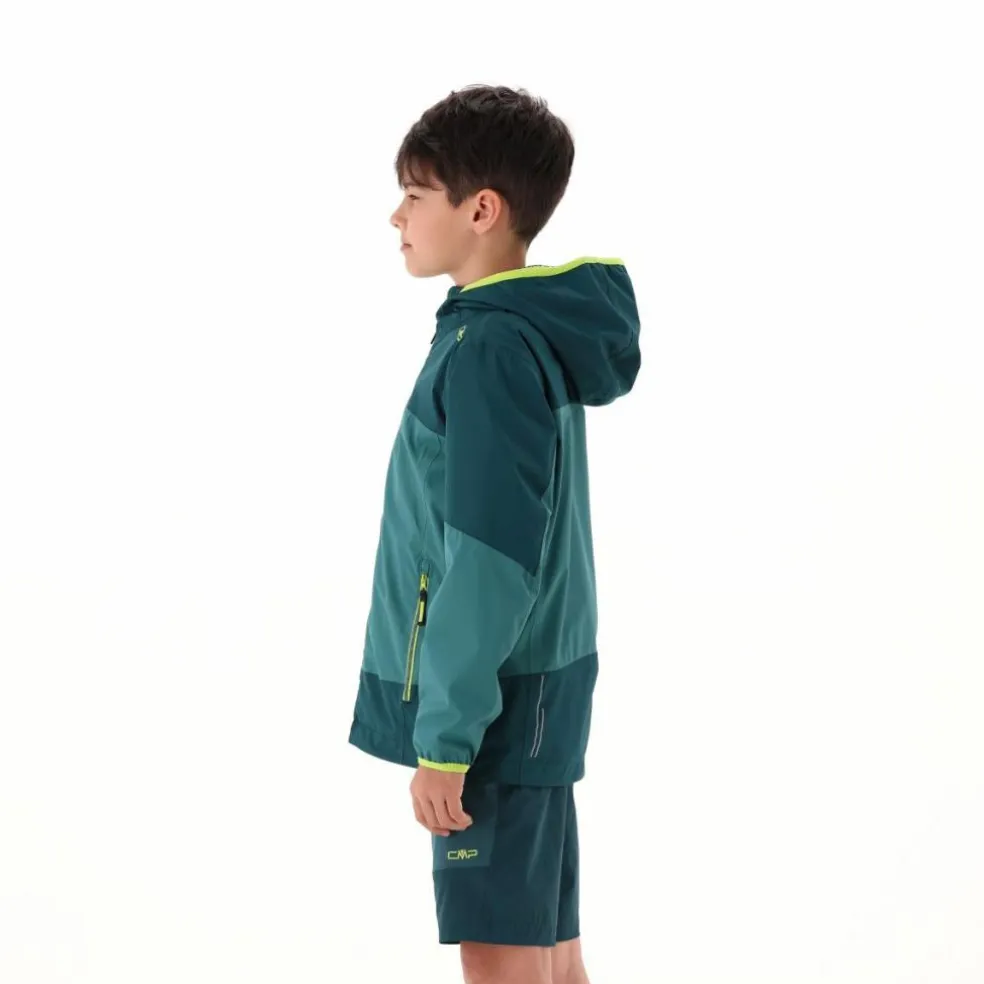 Guscio da bambino in ripstop bicolor