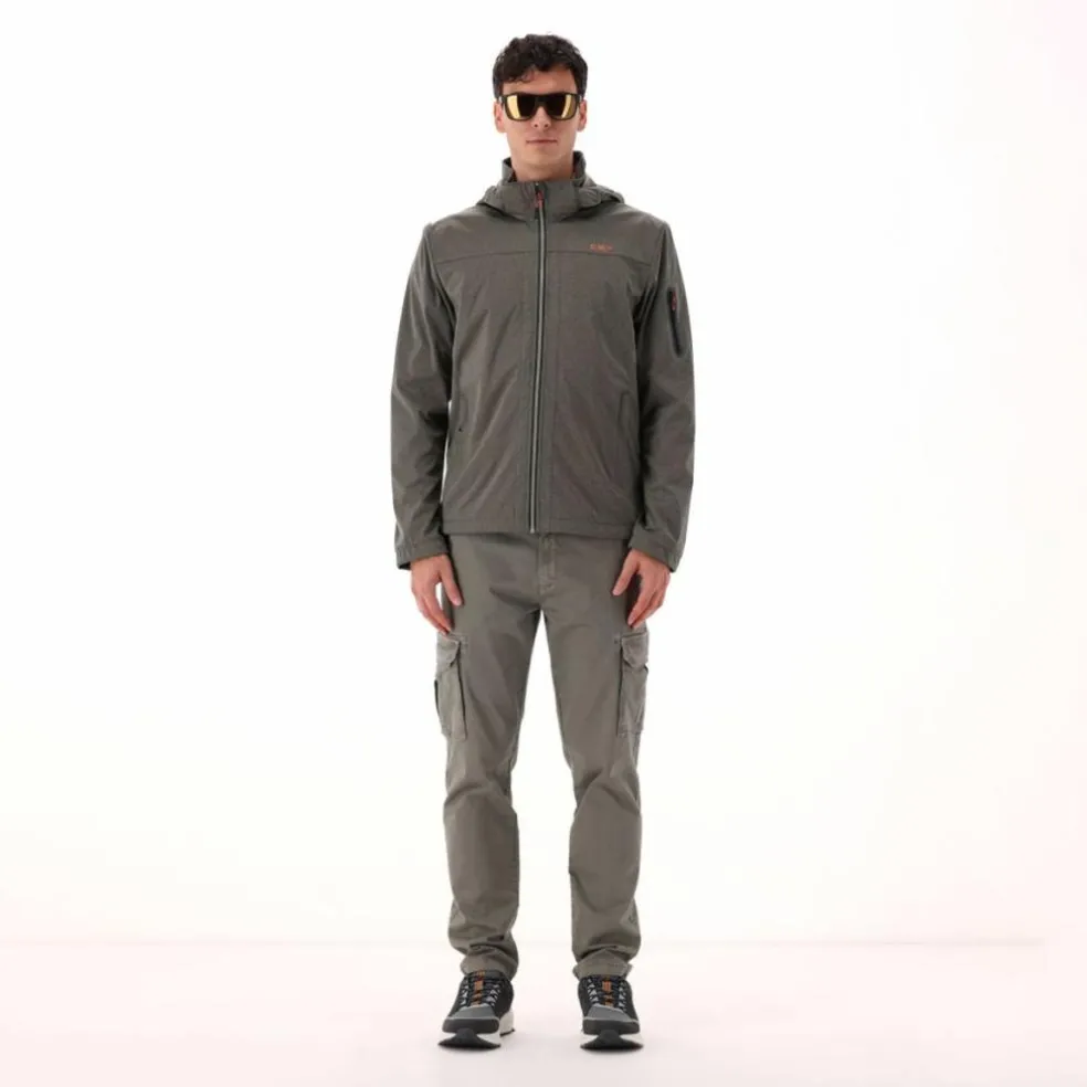 Light Softshell mèlange da uomo