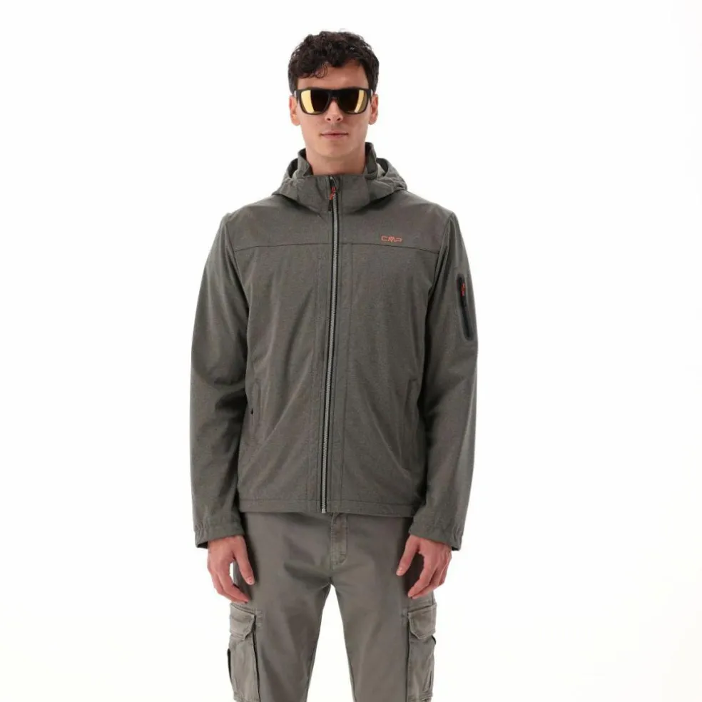 Light Softshell mèlange da uomo