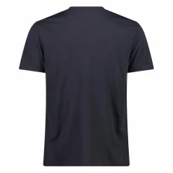 Maglia a maniche corte girocollo da uomo con logo CMP