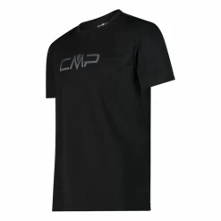 Maglia a maniche corte girocollo da uomo con logo CMP
