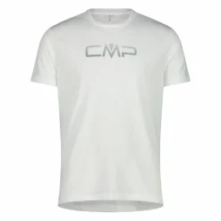 Maglia a maniche corte girocollo da uomo con logo CMP