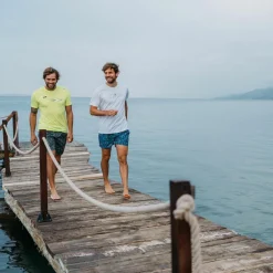 Maglia a maniche corte girocollo da uomo con logo CMP
