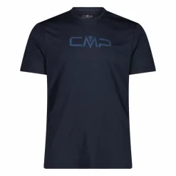Maglia a maniche corte girocollo da uomo con logo CMP