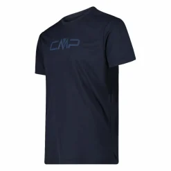 Maglia a maniche corte girocollo da uomo con logo CMP